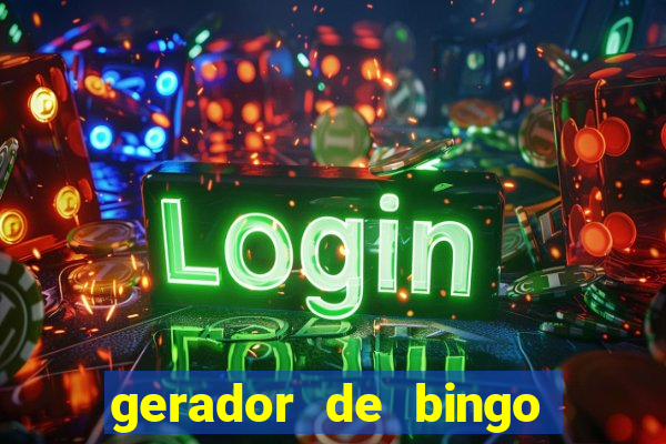 gerador de bingo de palavras